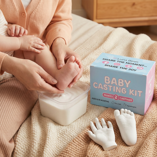 Baby Hand- & Fußabdruck-Set – Erinnerungsset für Neugeborene & Eltern