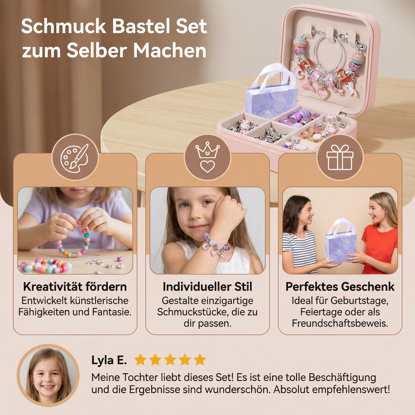 Schmuck Bastel Set zum Selber Machen