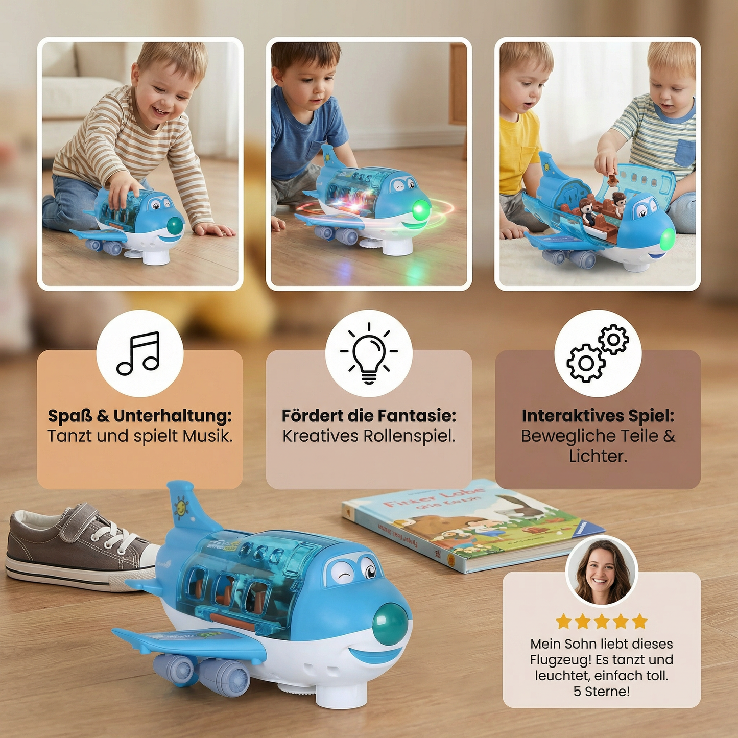 Lustiges & Tanzendes Flugzeug Spielzeug