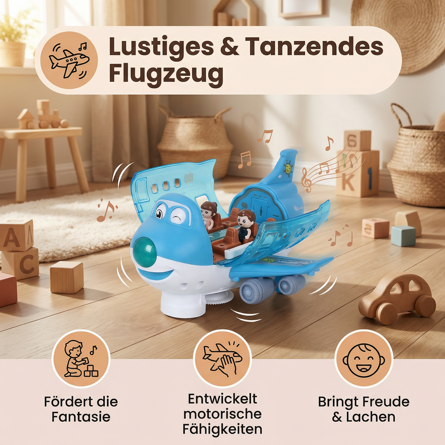 Lustiges & Tanzendes Flugzeug Spielzeug