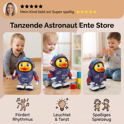 Tanzende Austronaut Ente