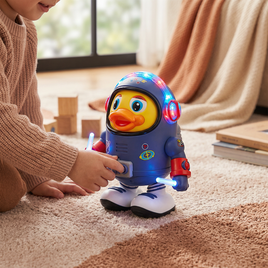 Tanzende Austronaut Ente