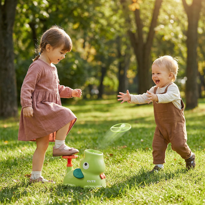 SkySpinner – Die fliegenden Wurfscheiben mit Launcher