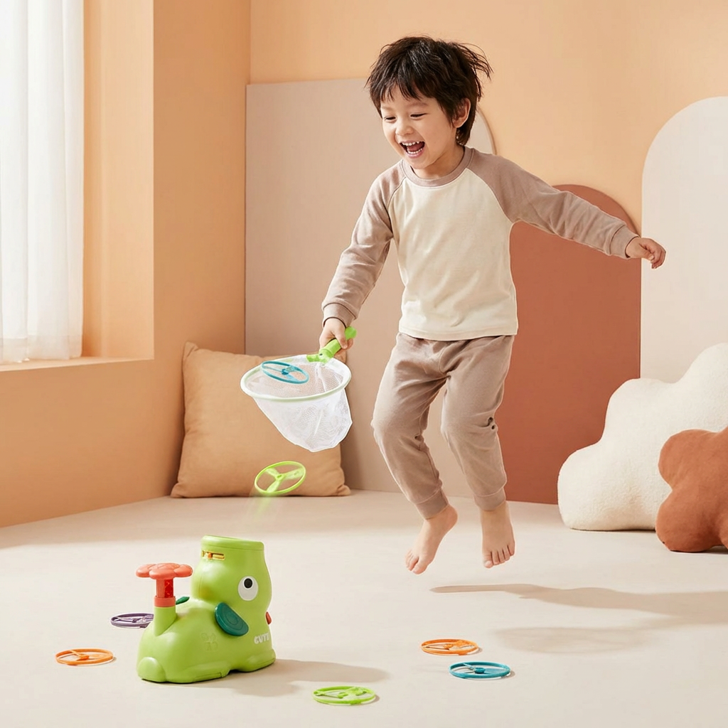 SkySpinner – Die fliegenden Wurfscheiben mit Launcher