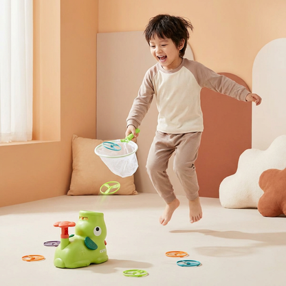 SkySpinner – Die fliegenden Wurfscheiben mit Launcher