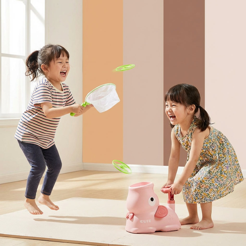 SkySpinner – Die fliegenden Wurfscheiben mit Launcher