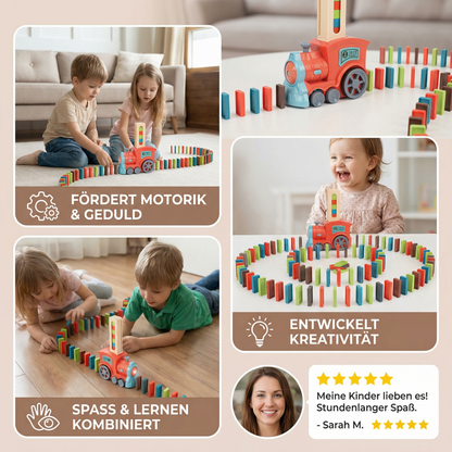 Domino-Zugspielzeug für Kinder