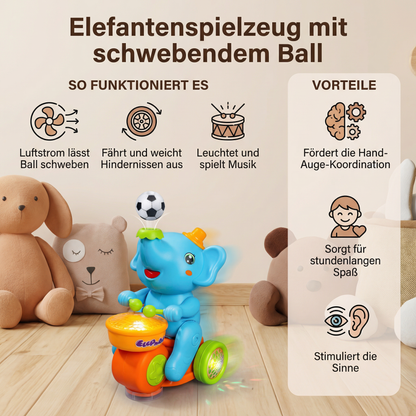 Elefantenspielzeug mit schwebendem Ball