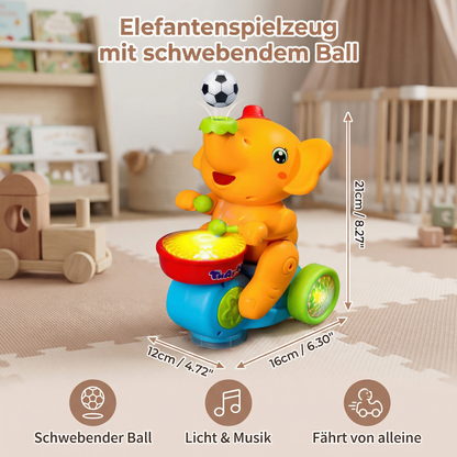 Elefantenspielzeug mit schwebendem Ball