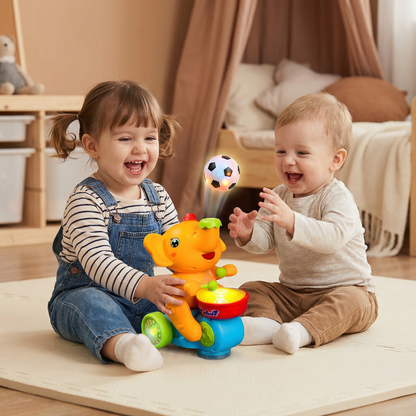 Elefantenspielzeug mit schwebendem Ball