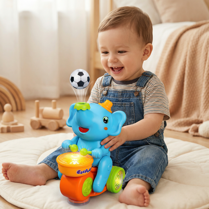 Elefantenspielzeug mit schwebendem Ball