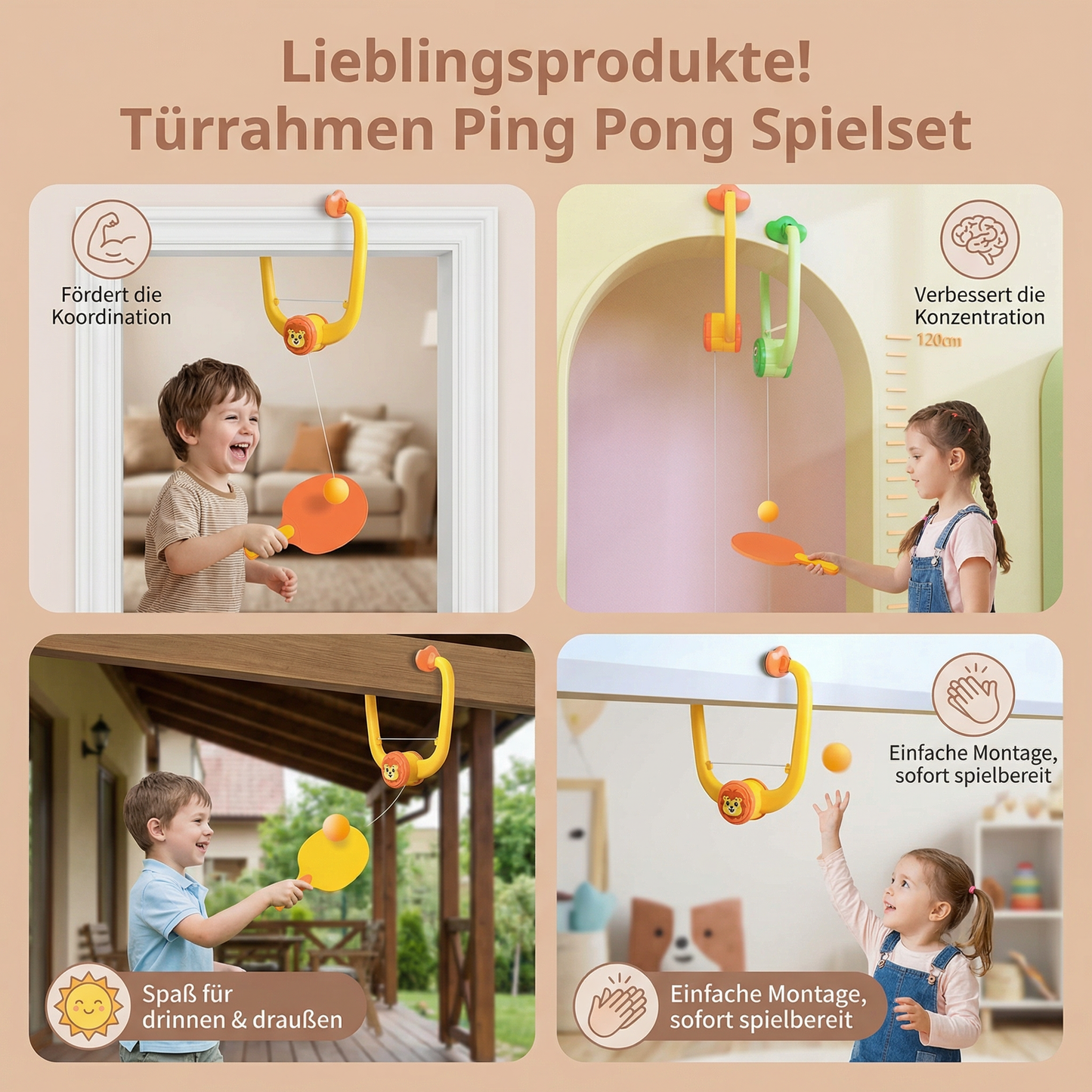 Türrahmen Ping Pong Spielset