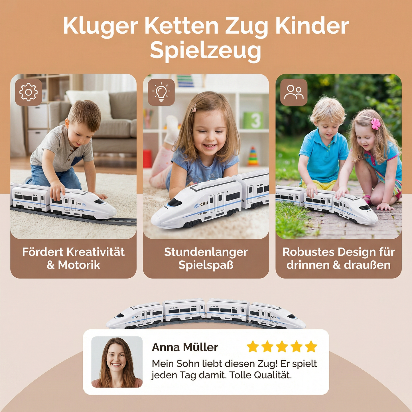 Kluger Ketten Zug Kinder Spielzeug
