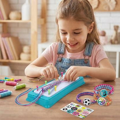 Kreatives Armband Flechtset