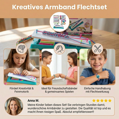 Kreatives Armband Flechtset