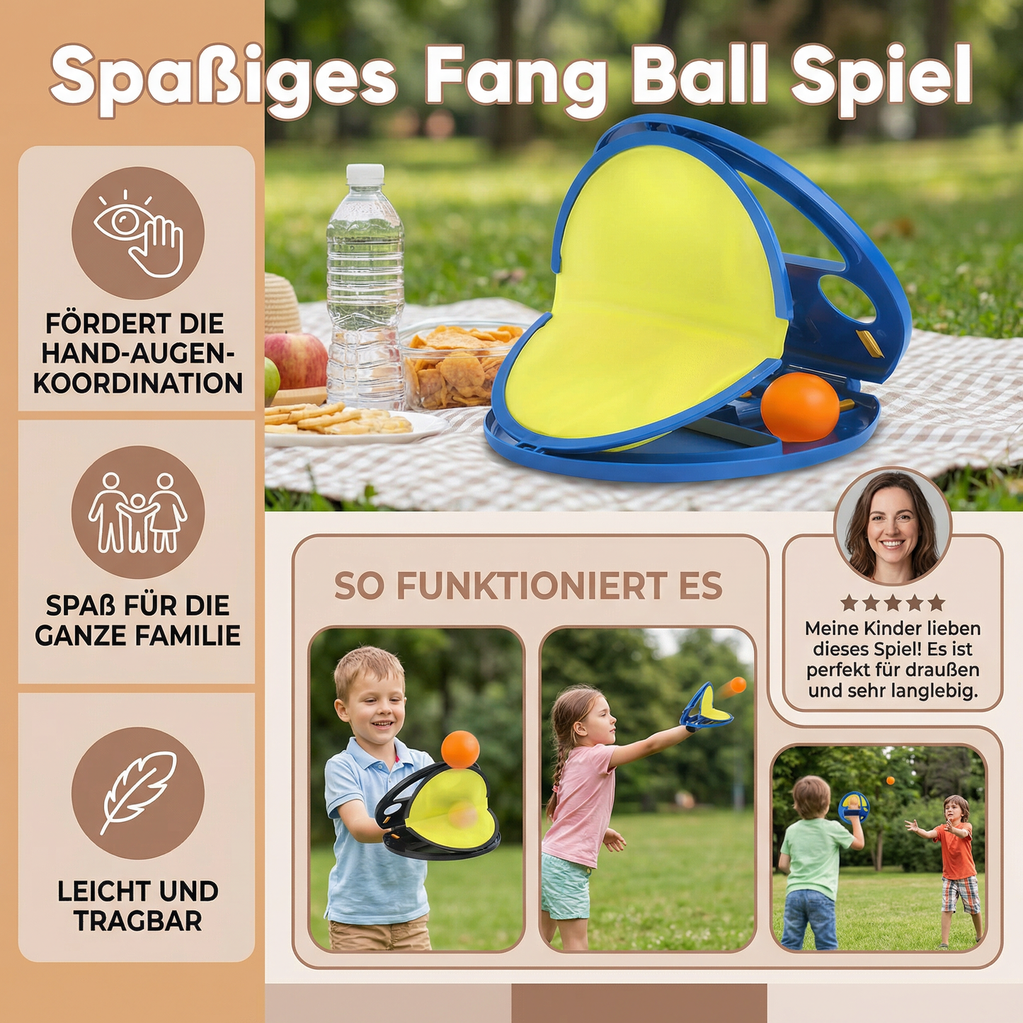 Spaßiges Fang Ball Spiel