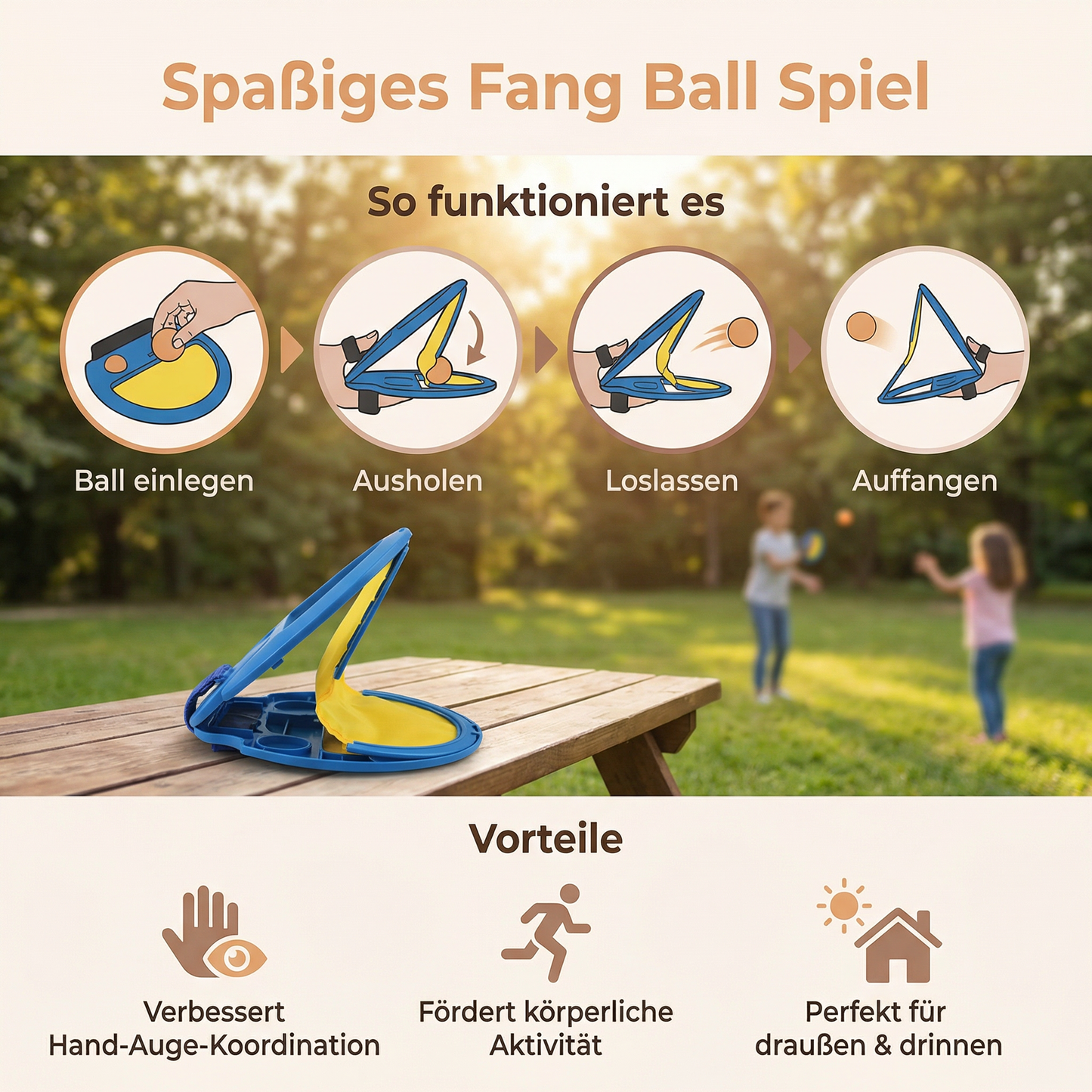 Spaßiges Fang Ball Spiel