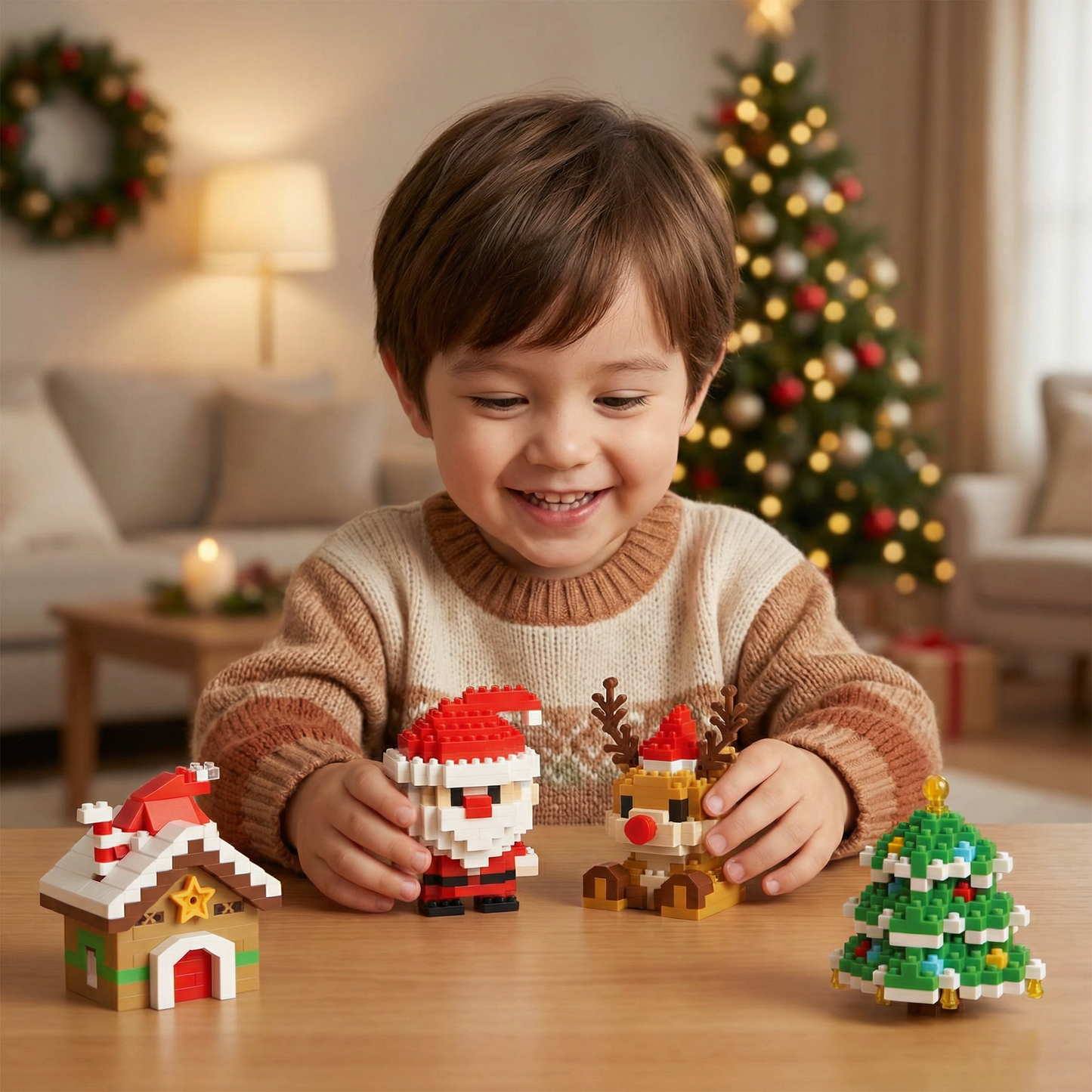 Kreative Baustein Weihnachtsfiguren - Spaß für die ganze Familie