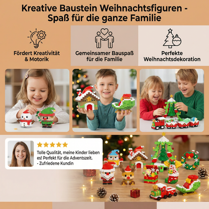 Kreative Baustein Weihnachtsfiguren - Spaß für die ganze Familie