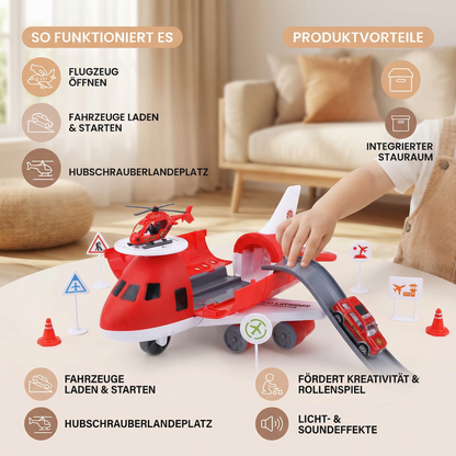 Flugzeug und Fahrzeug Spiel Set