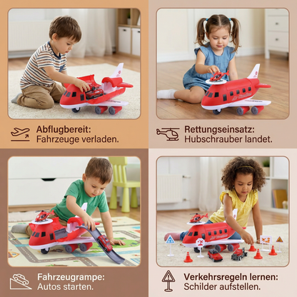 Flugzeug und Fahrzeug Spiel Set