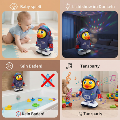 Tanzende Austronaut Ente