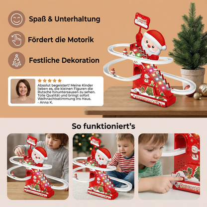Weihnachtsmann Rutsche Achterbahn Spaß