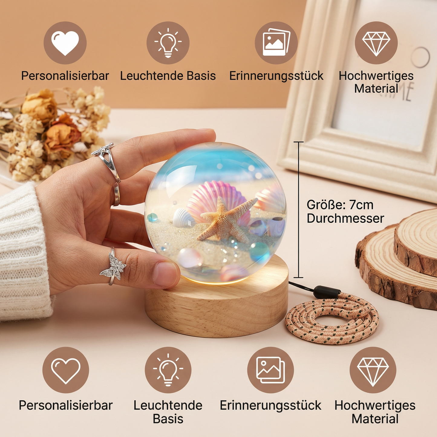 Erinnerungs Geschenk Kugel