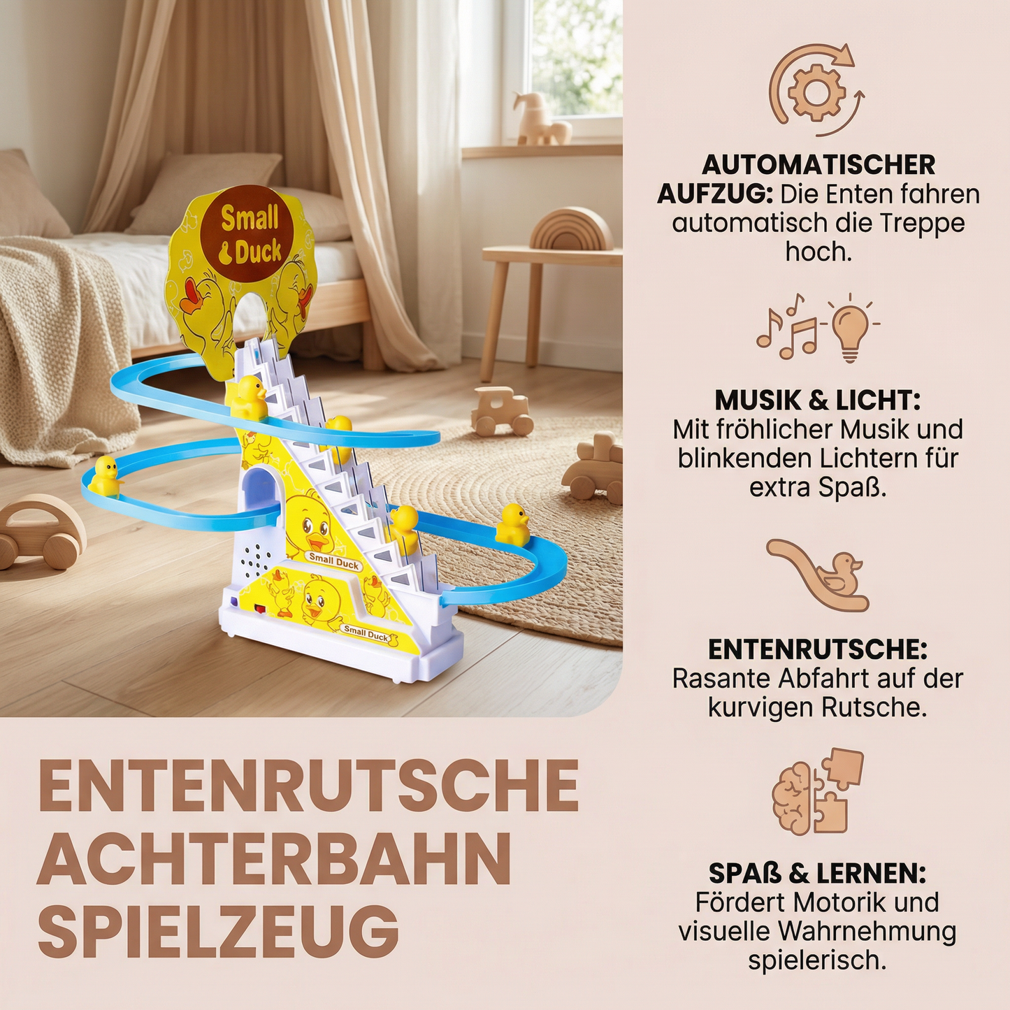 Entenrutsche Achterbahn Spielzeug