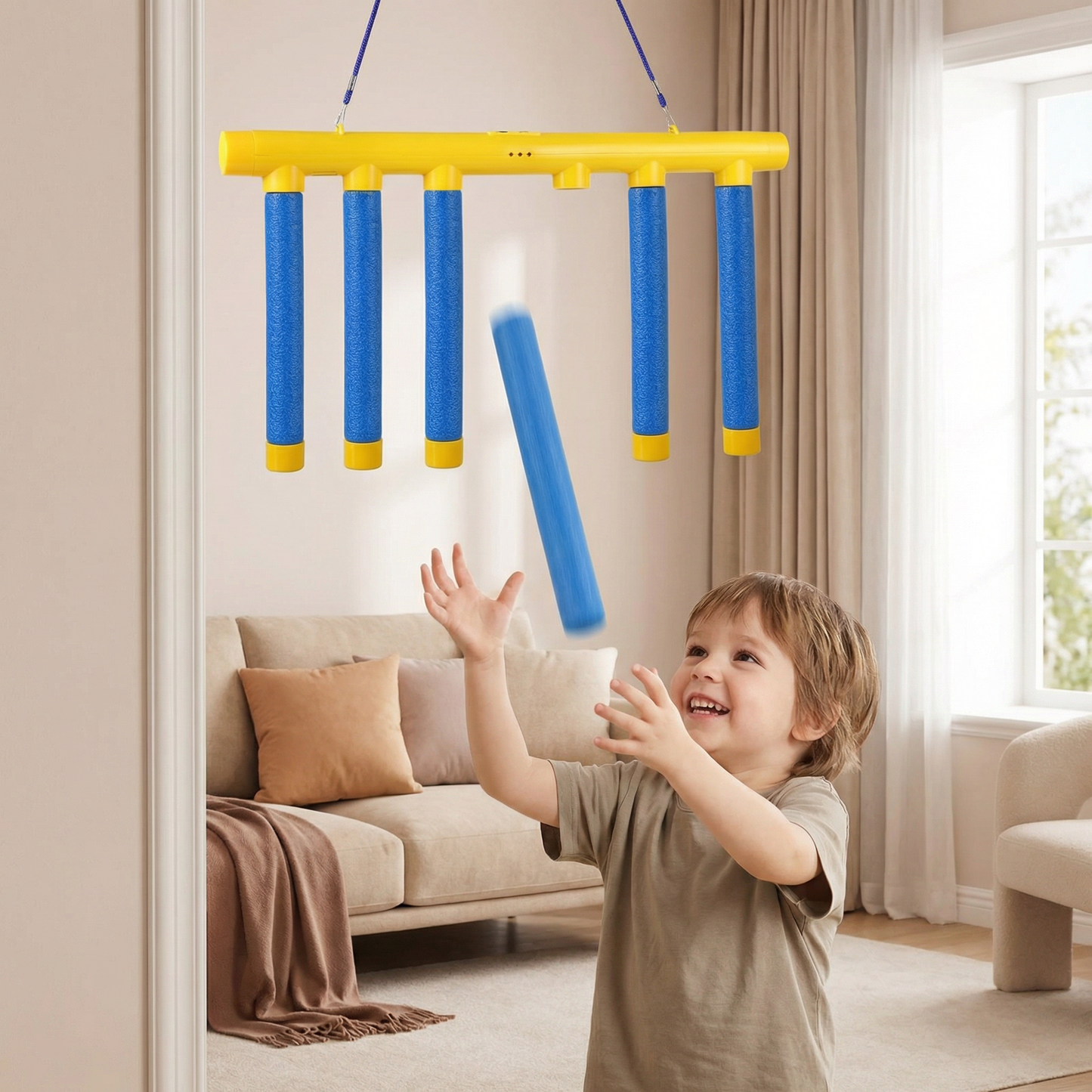 Fallende Stäbchen Kinder Reaktionsspiel