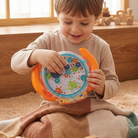 3D Kugel-Labyrinthrad – Geschicklichkeits- und Lernspiel