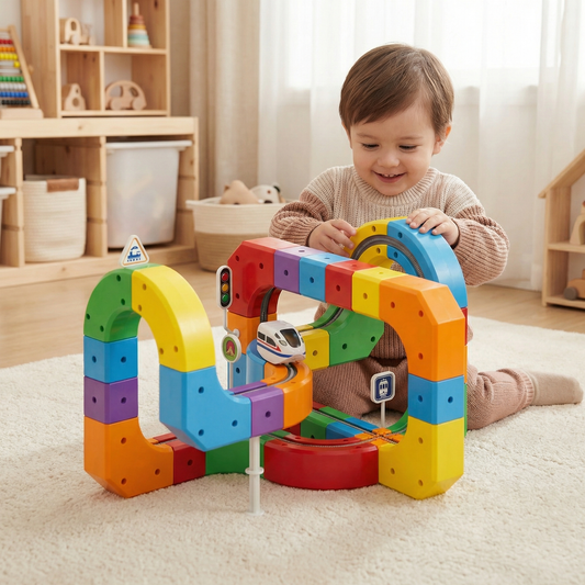 Magische Würfel Schienen Bahn Kinderspielzeug