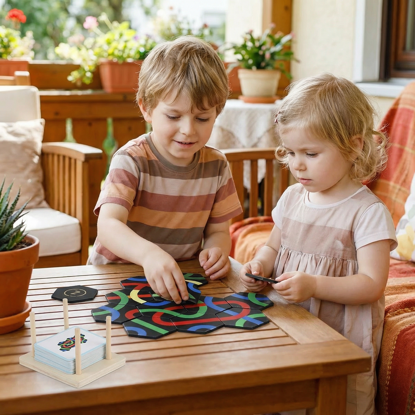 PfadPuzzle - Pädagogisches Weg Finder Lern- und Familien Spiel