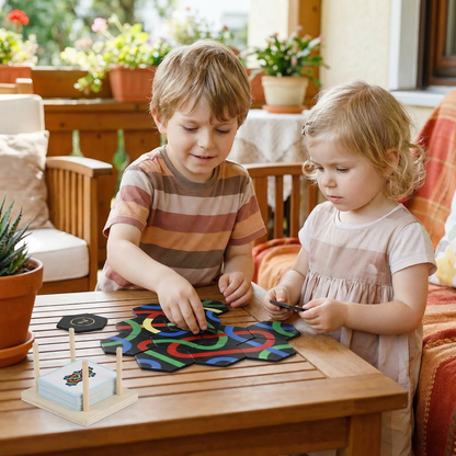 PfadPuzzle - Pädagogisches Weg Finder Lern- und Familien Spiel