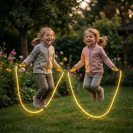 Leuchtendes Springseil