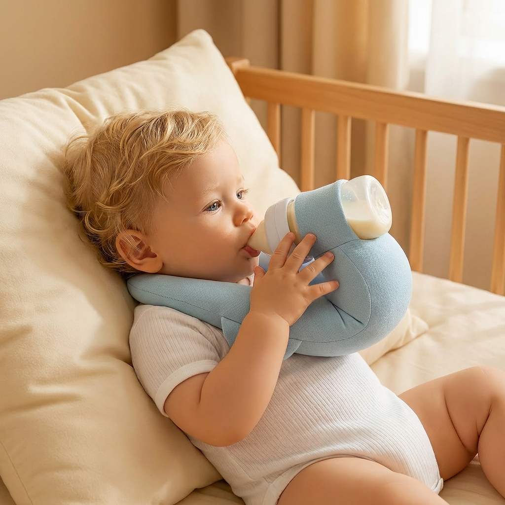 Freihändiges Stillkissen für Babys