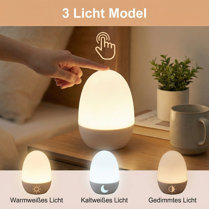 Ei-förmiges LED Nachtlicht aus Silikon